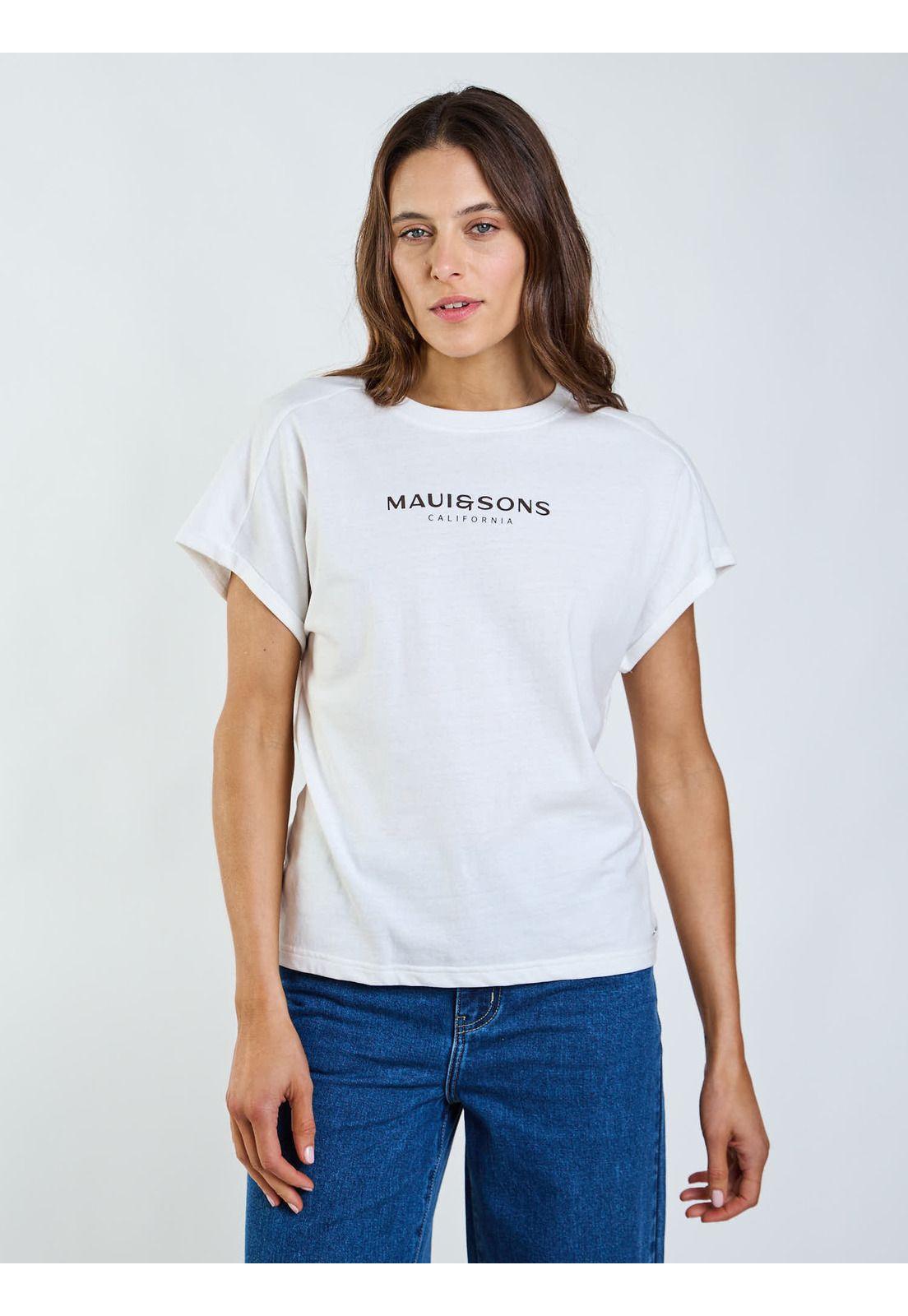 Polera MC Tera Blanco Mujer Maui and Sons-5