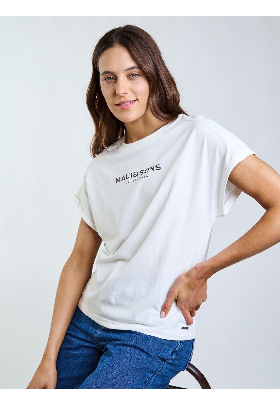 Polera MC Tera Blanco Mujer Maui and Sons-6