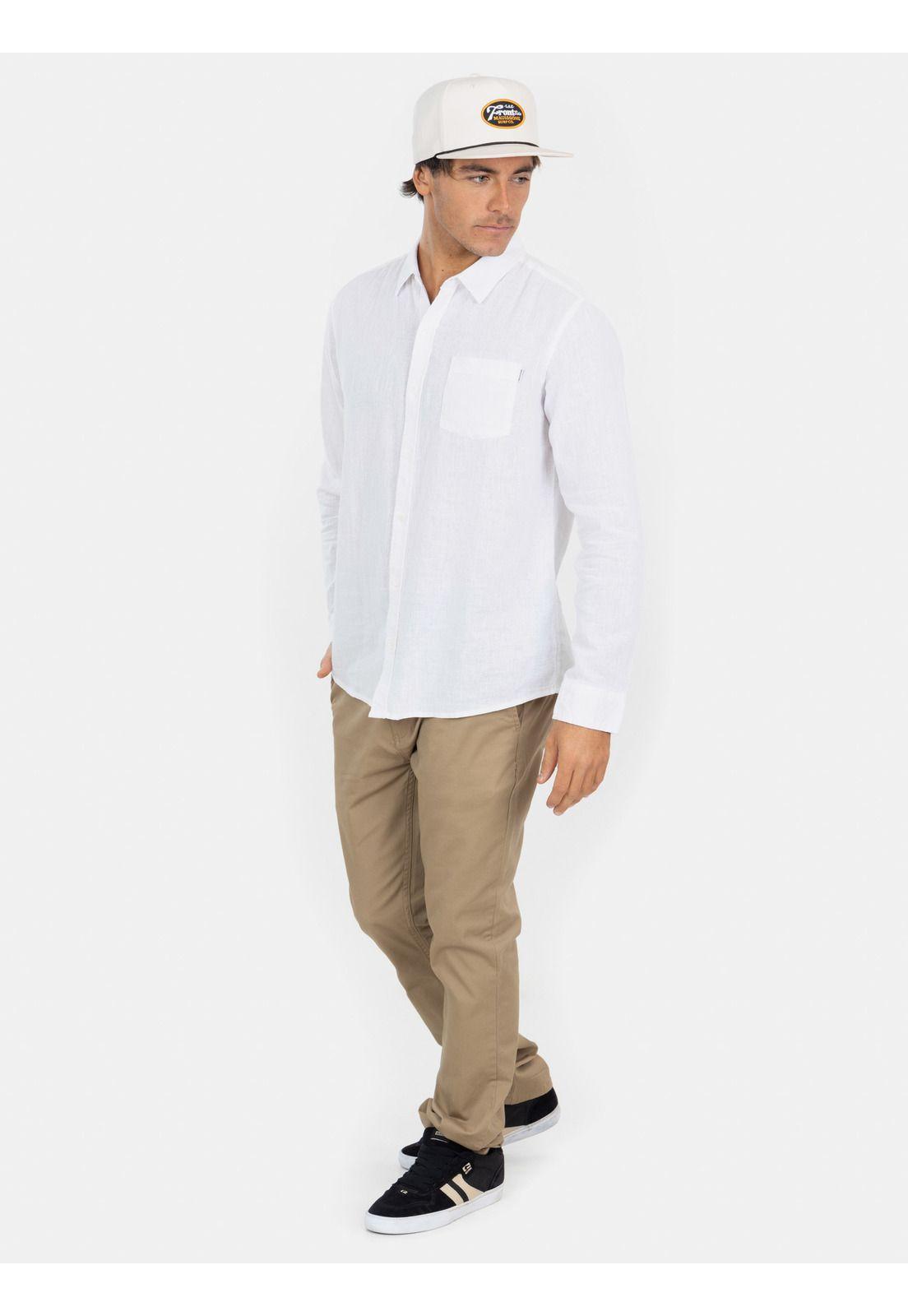 Camisa ML Aloha Blanco Hombre Maui And Sons-2