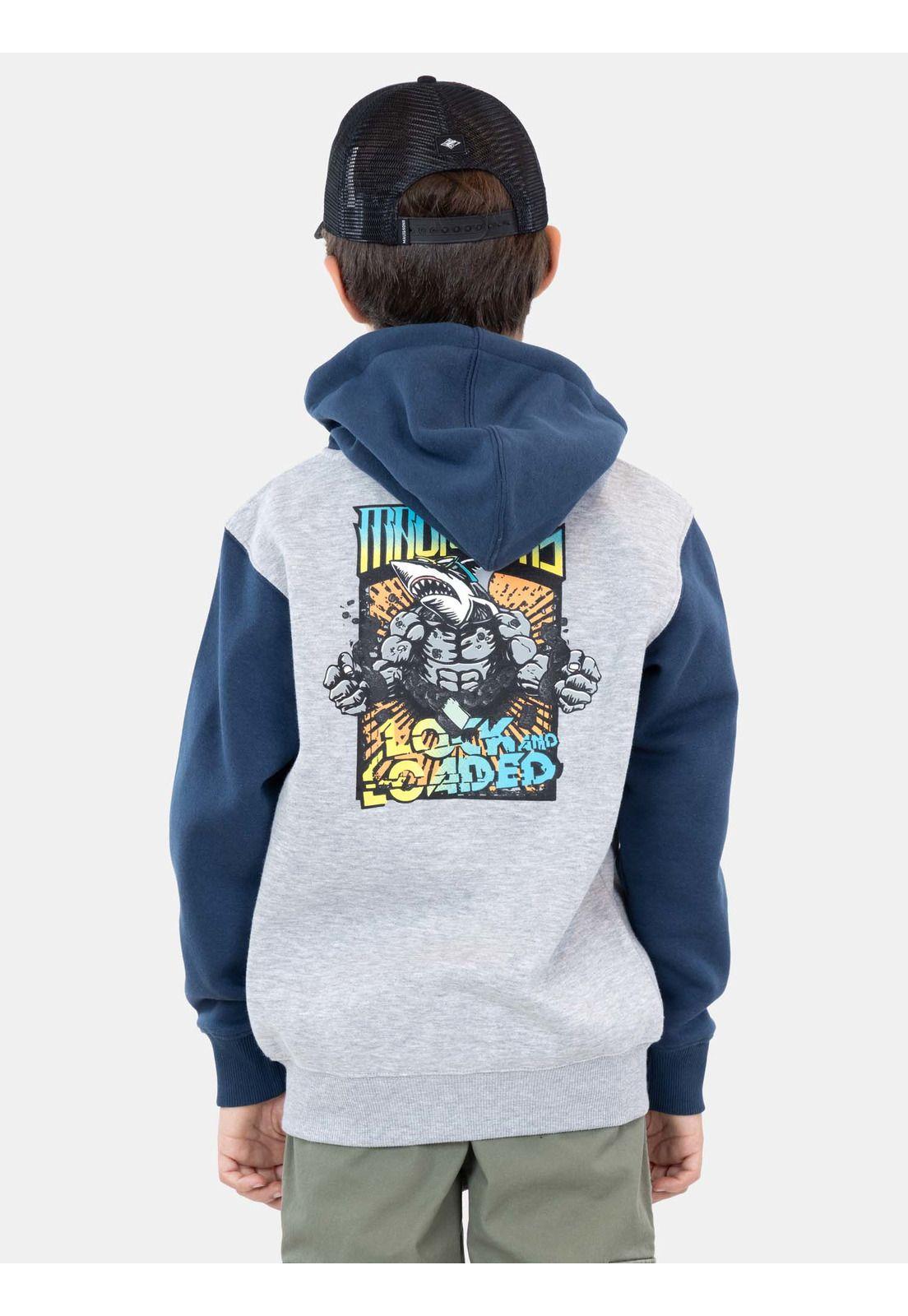 Poleron Canguro Omnia Azul Niño Maui and Sons-2