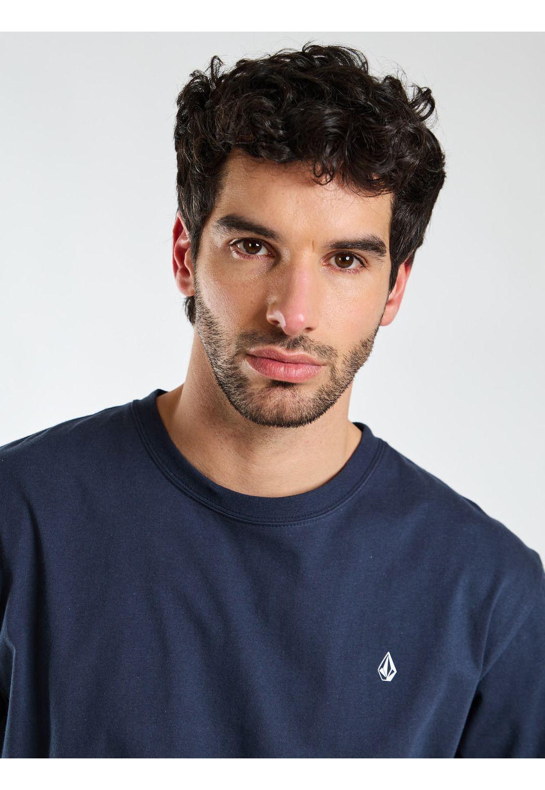 Polera MC Timewave Azul Hombre Volcom-3