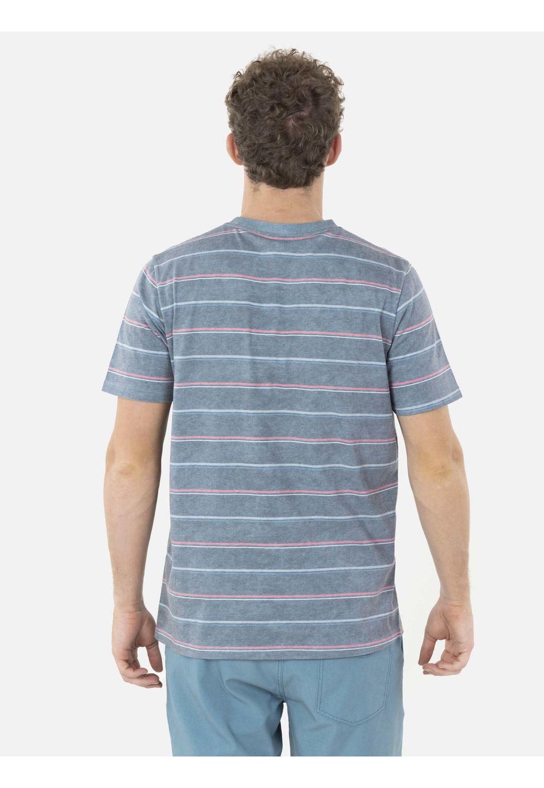 Polera THE BRIDGE STRIKE SS TEE Hombre Gris Maui and Sons-1