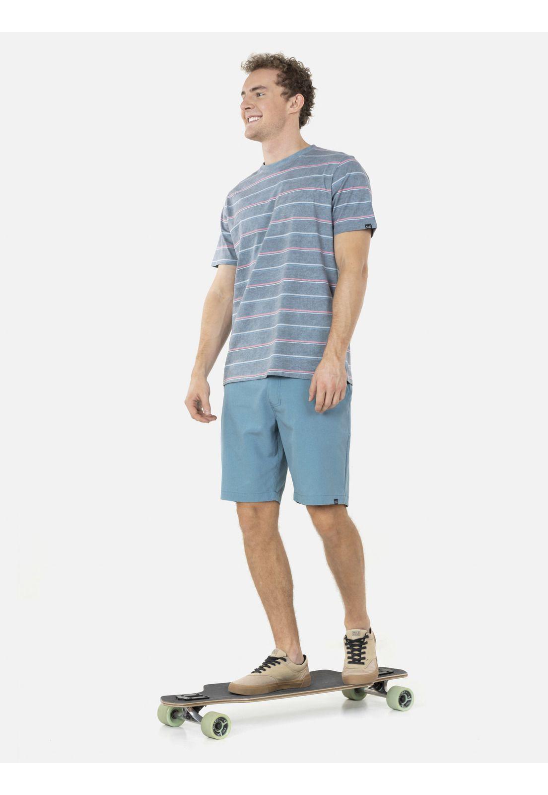 Polera THE BRIDGE STRIKE SS TEE Hombre Gris Maui and Sons-3