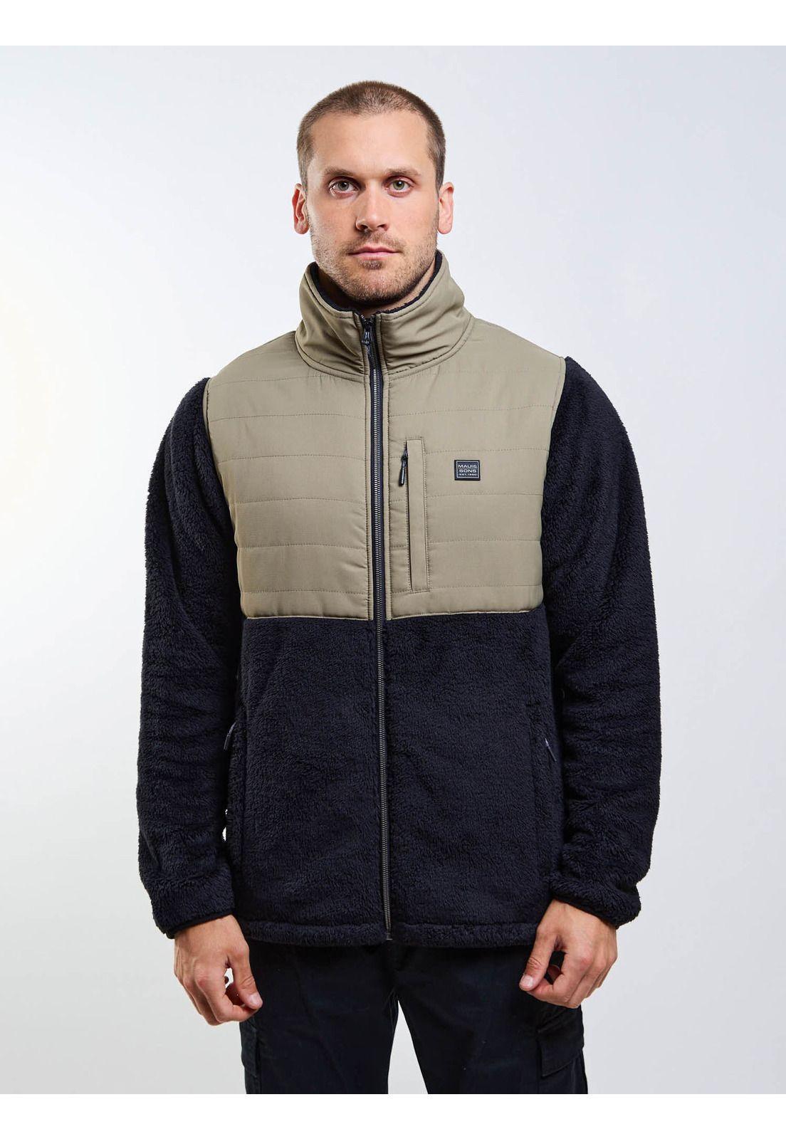 Poleron Chiporro Forest Quilted Verde Hombre Maui And Sons-0