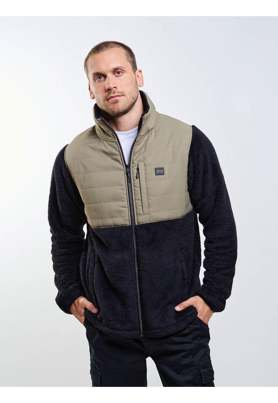 Poleron Chiporro Forest Quilted Verde Hombre Maui And Sons-5