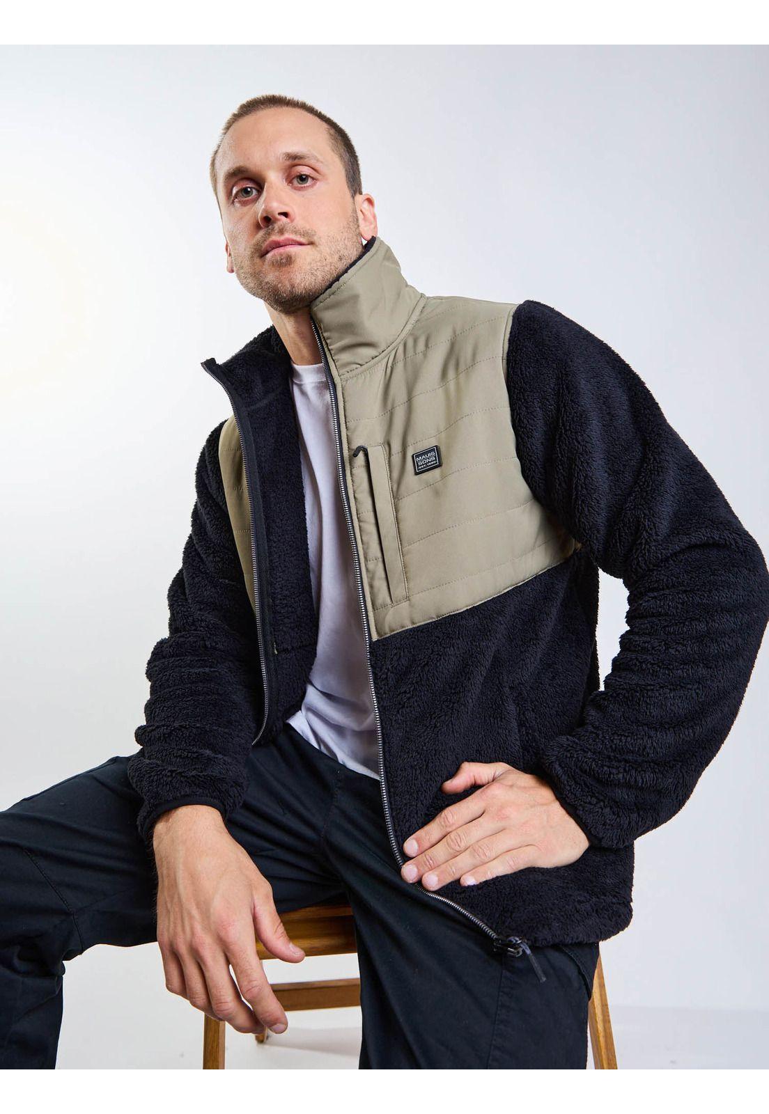 Poleron Chiporro Forest Quilted Verde Hombre Maui And Sons-6