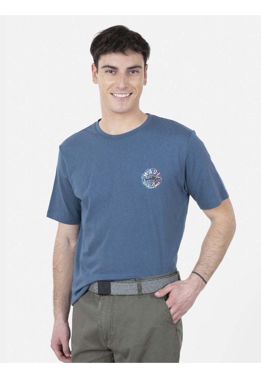 Pack Polera Cinturon 5AV1572 Hombre Azul Maui and Sons-0