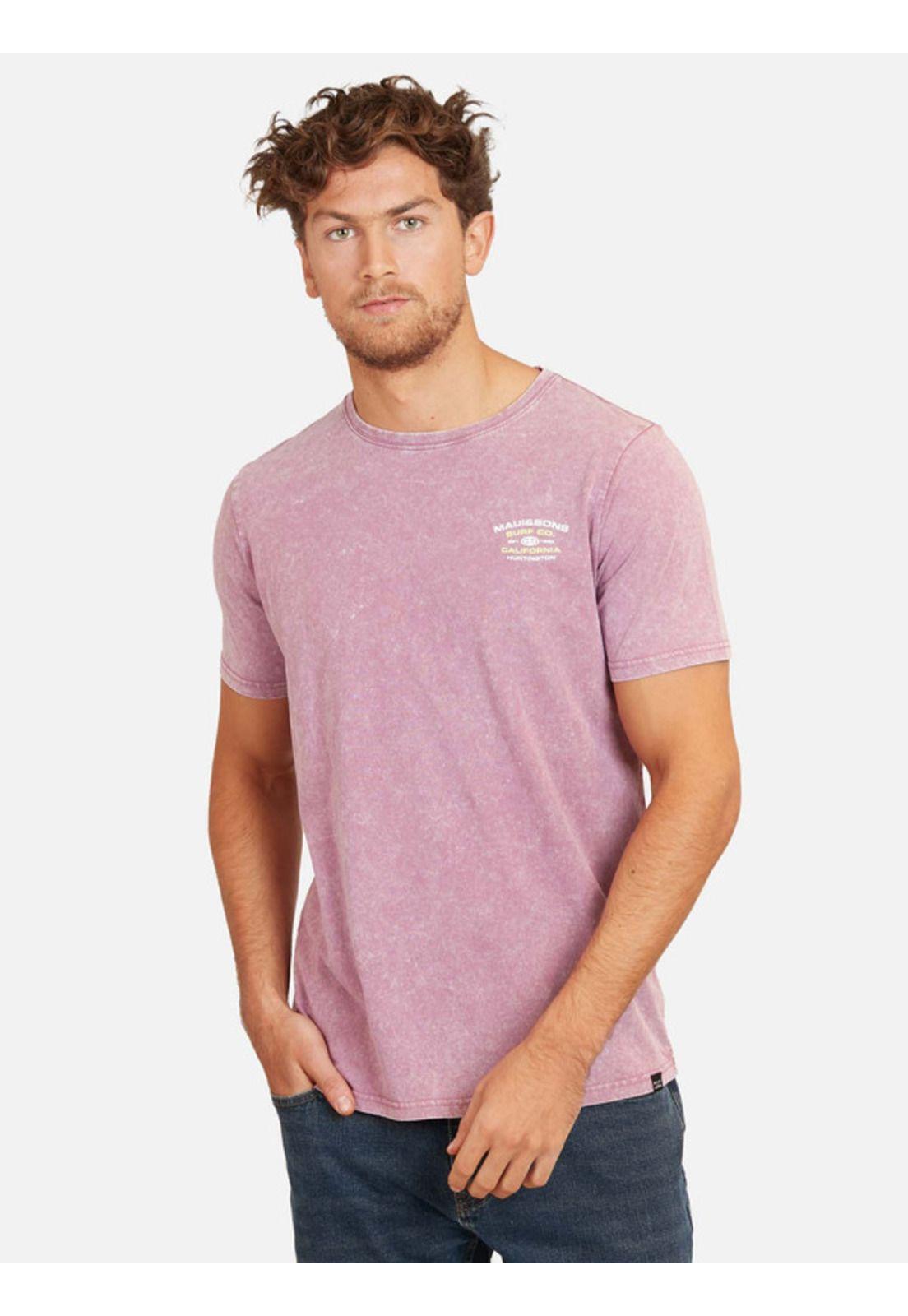 Polera Huntington Sst Hombre Burdeo Maui And Sons-0