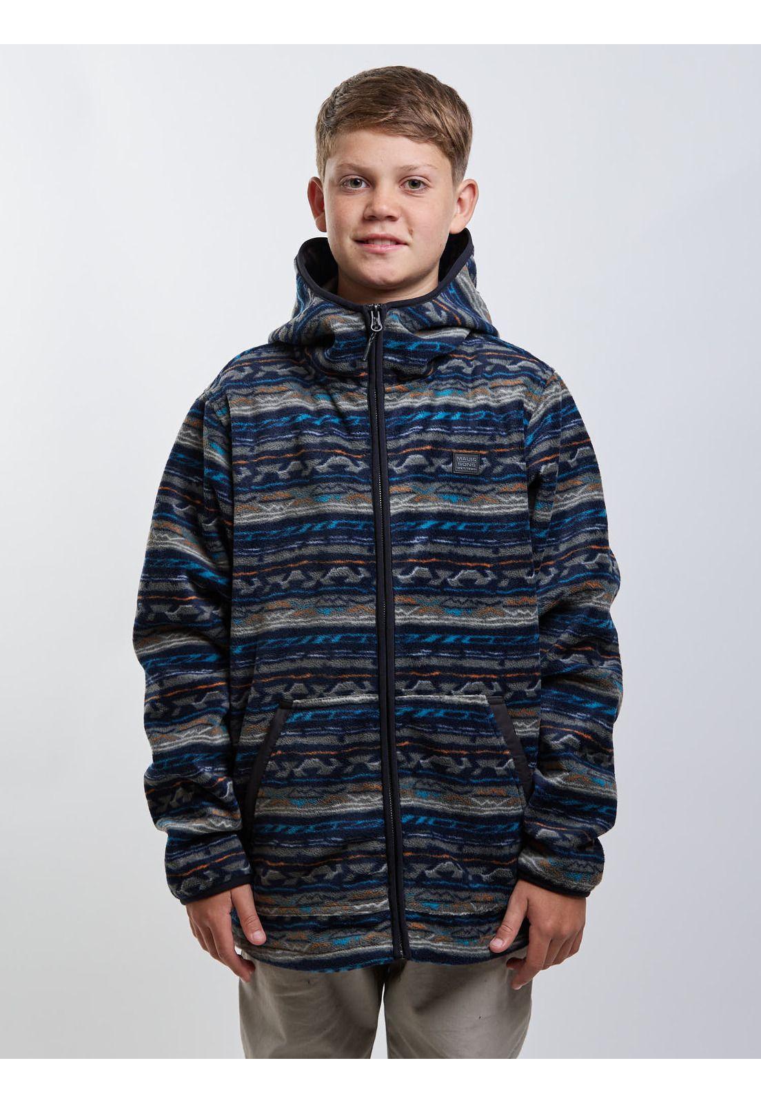 Poleron Micropolar Tribal Spirit Multicolor Infantil Maui And Sons-0