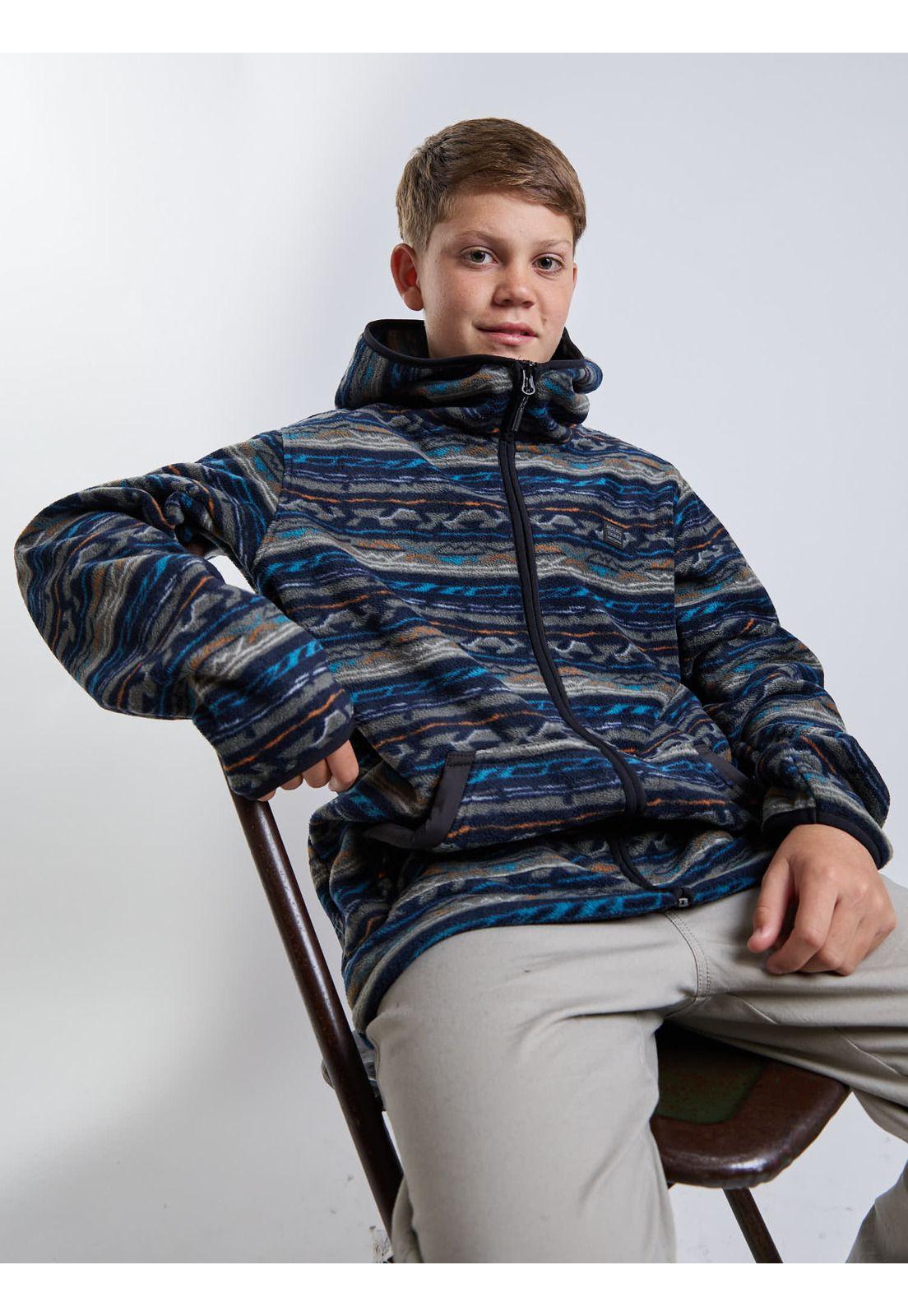 Poleron Micropolar Tribal Spirit Multicolor Infantil Maui And Sons-7