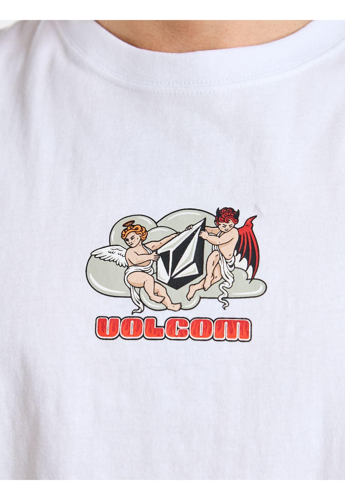 Polera SM Prime Blanco Hombre Volcom-5