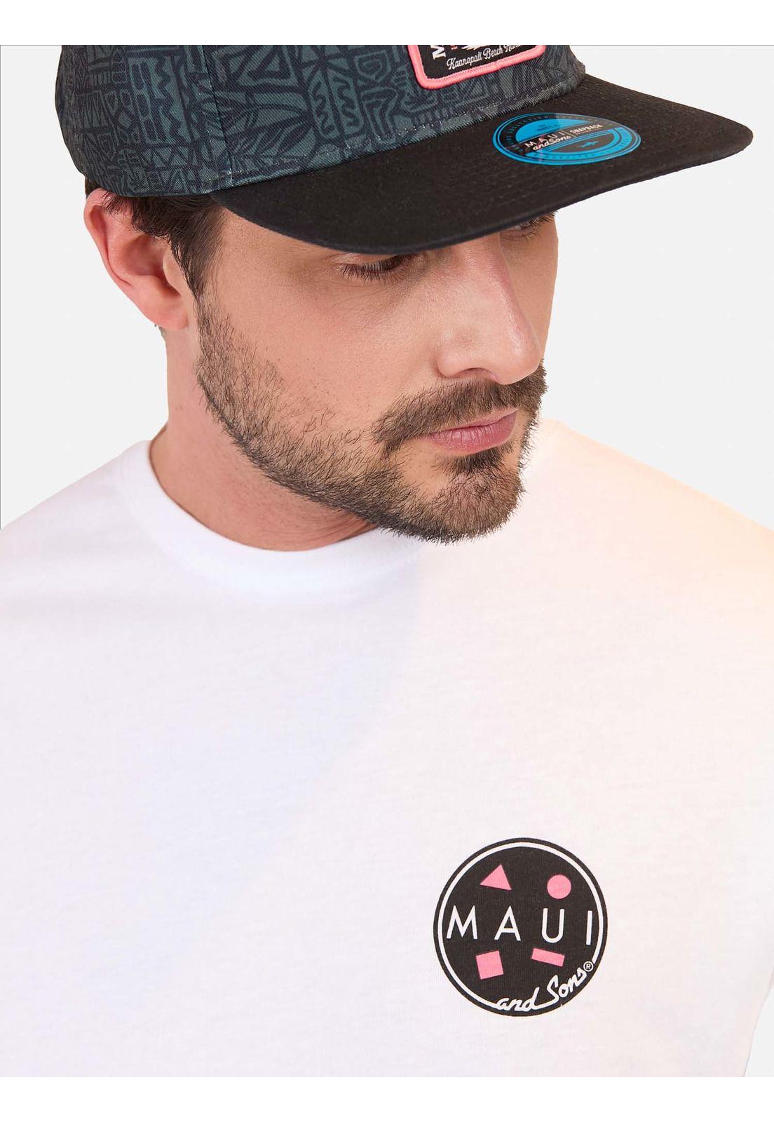 Polera ML Seaside Serenity Hombre Blanco Maui And Sons-2