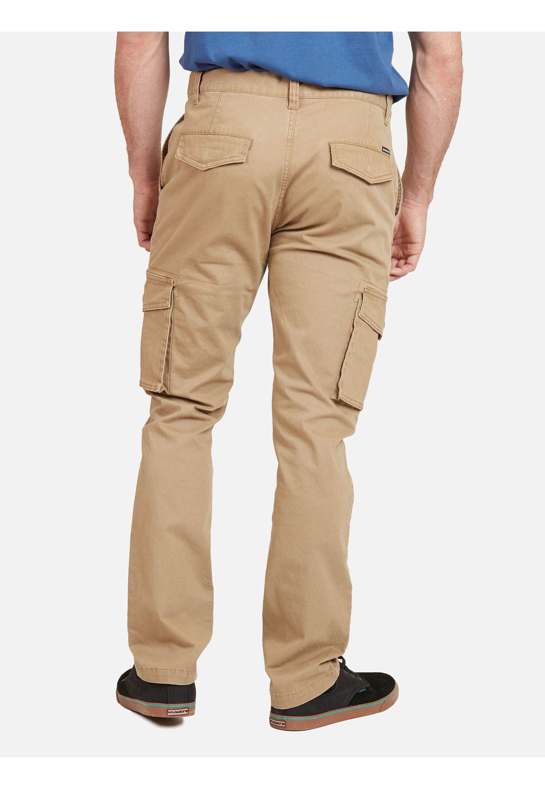 Pantalon Chino Cargo Skinny Hombre Café Maui And Sons-1