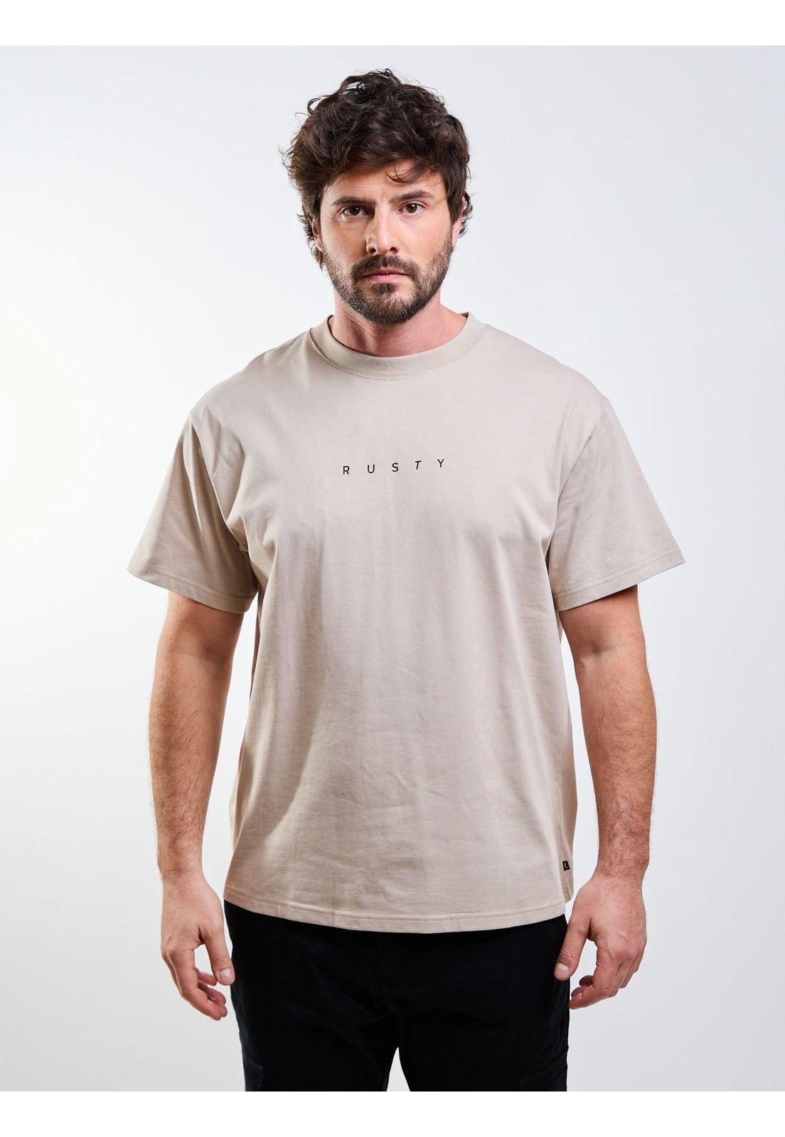 Polera MC Rusty.Txt Beige Hombre Rusty-3