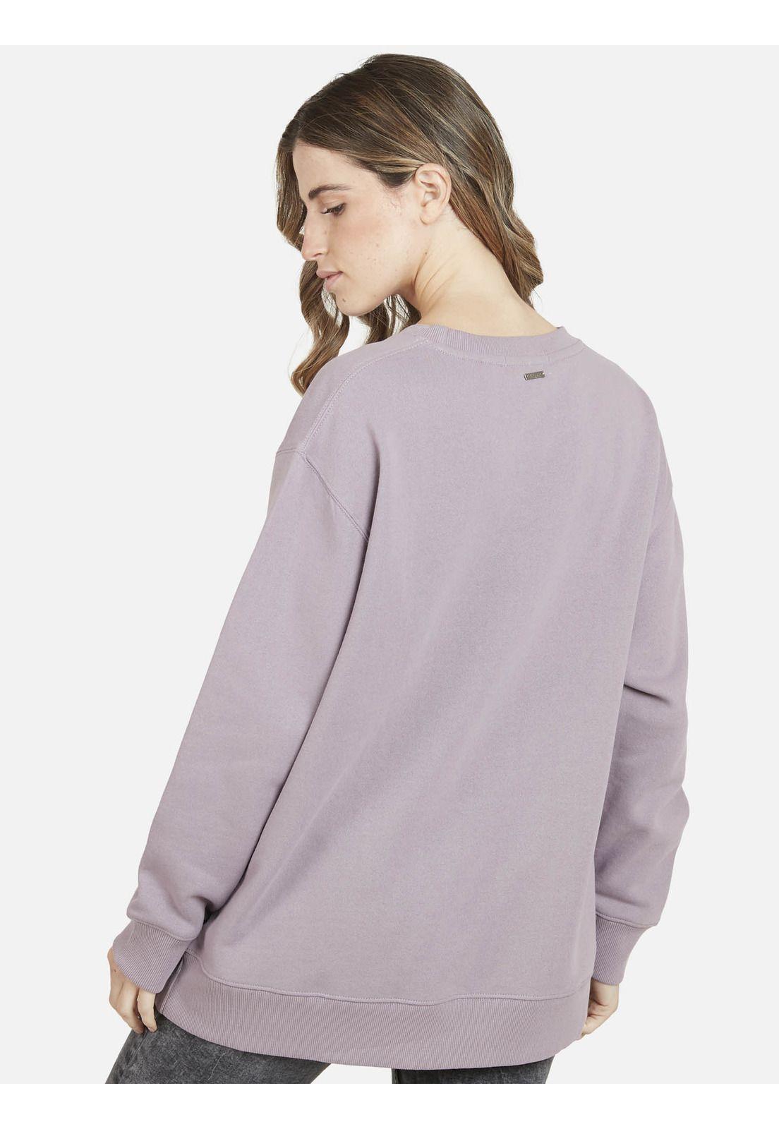 Poleron CREW MYSTIC SUNSET Mujer Morado Maui and Sons-1