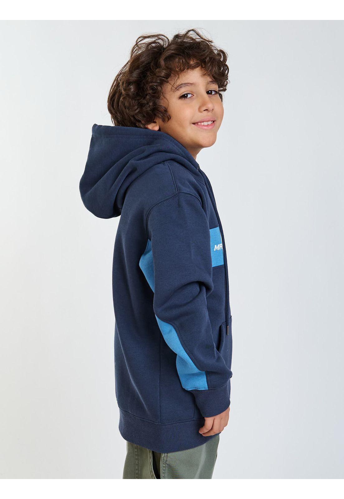Poleron Canguro Soul Azul Infantil Maui and Sons-2