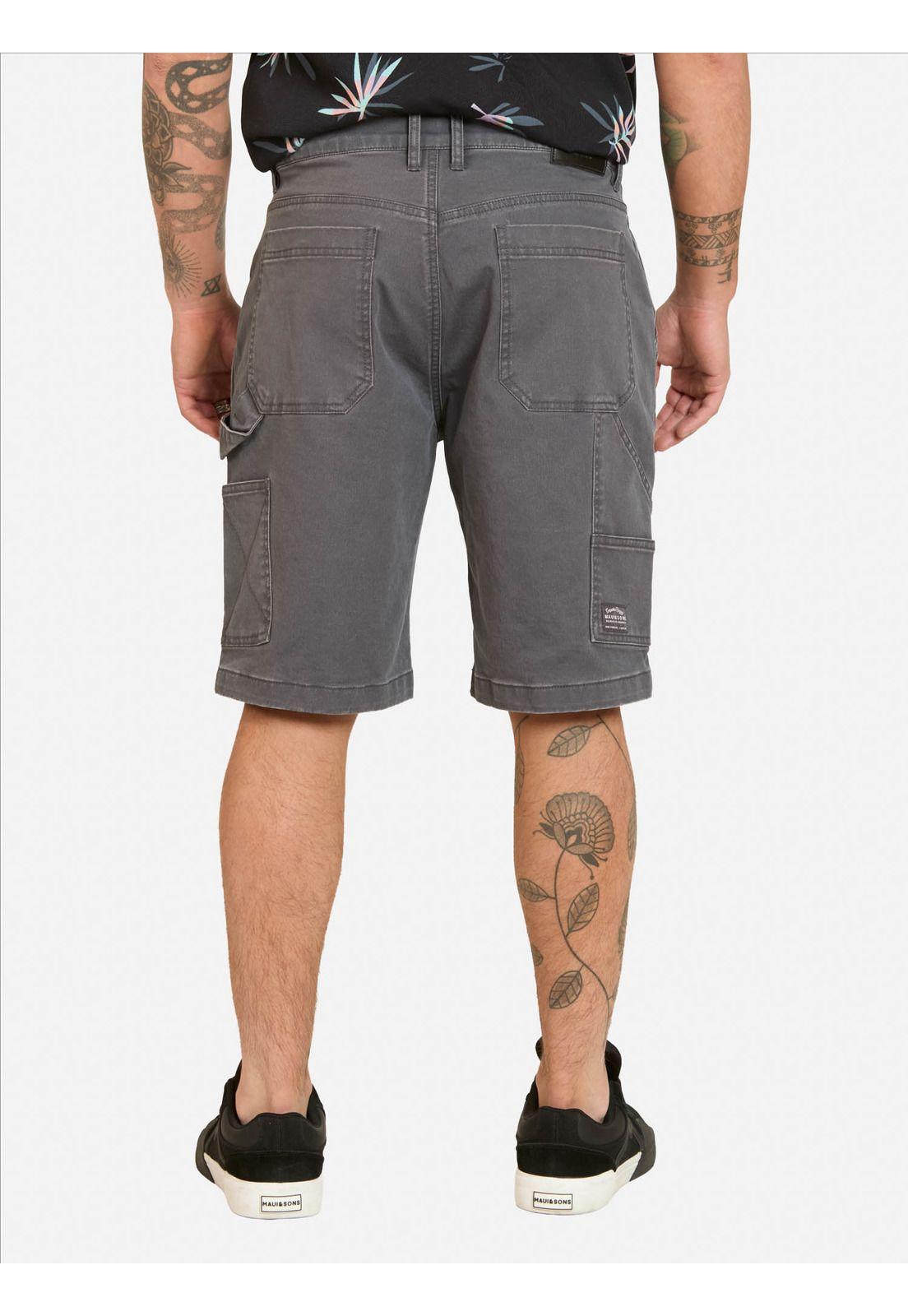 Bermuda Kailua Gris Hombre Maui And Sons-1