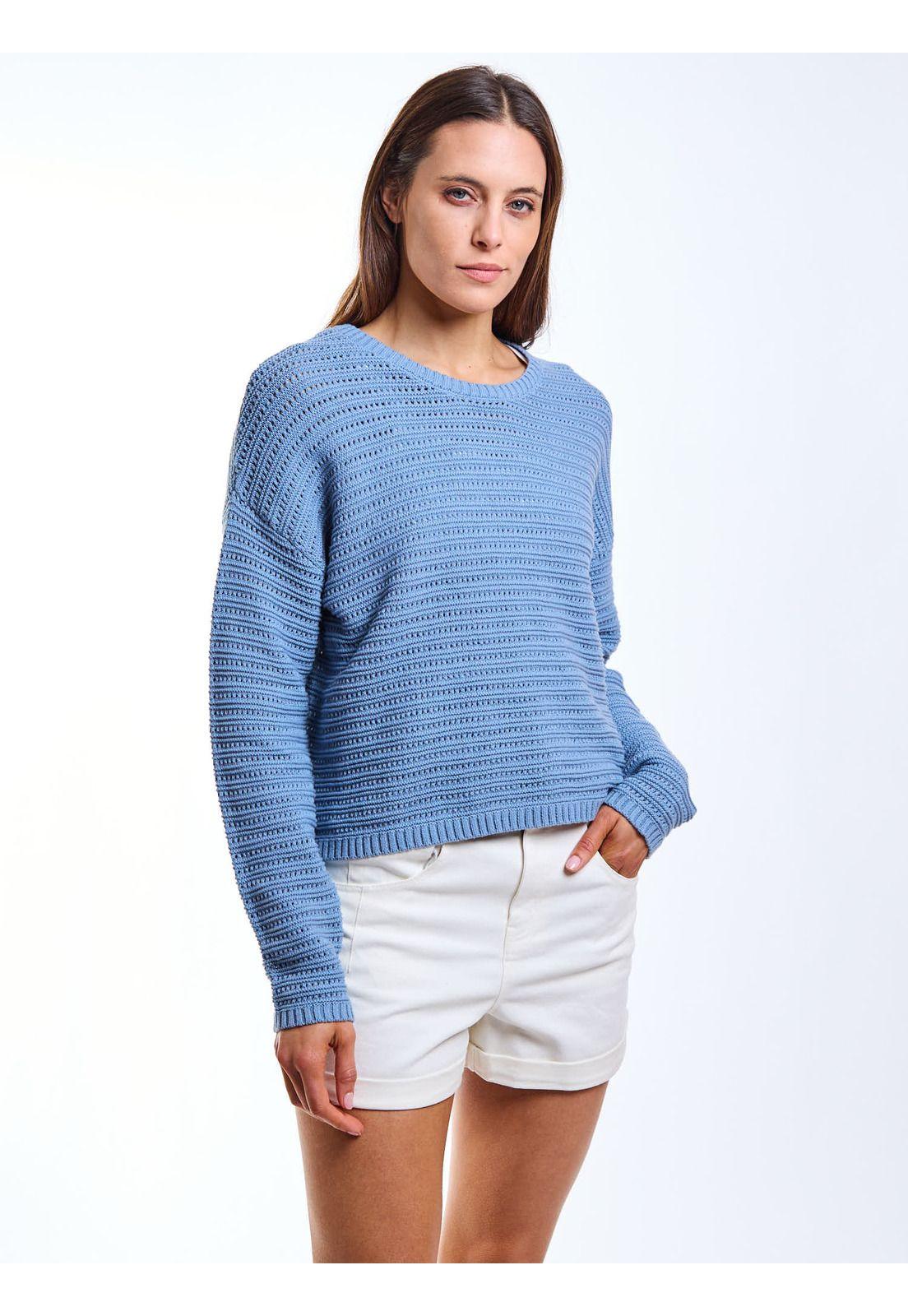 Sweater Alba Azul Mujer Maui and Sons-4