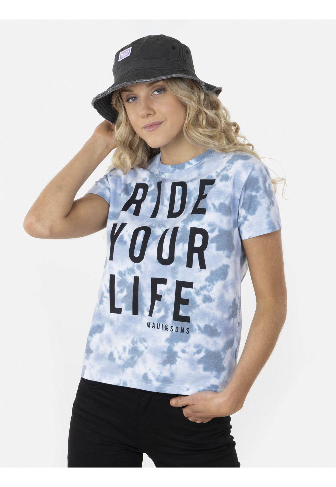 Polera RIDE YOUR OWN LIFE Mujer Multicolor Maui and Sons-0