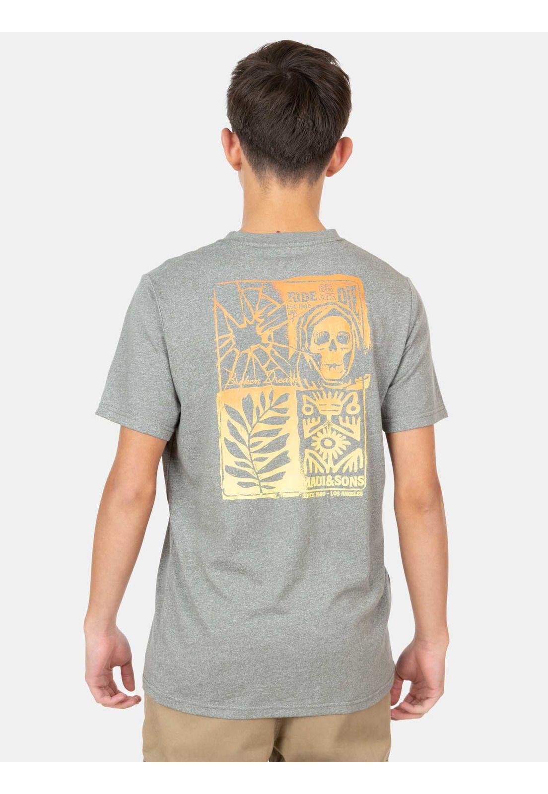Polera MC Ride Or Die Verde Infantil Maui And Sons-1