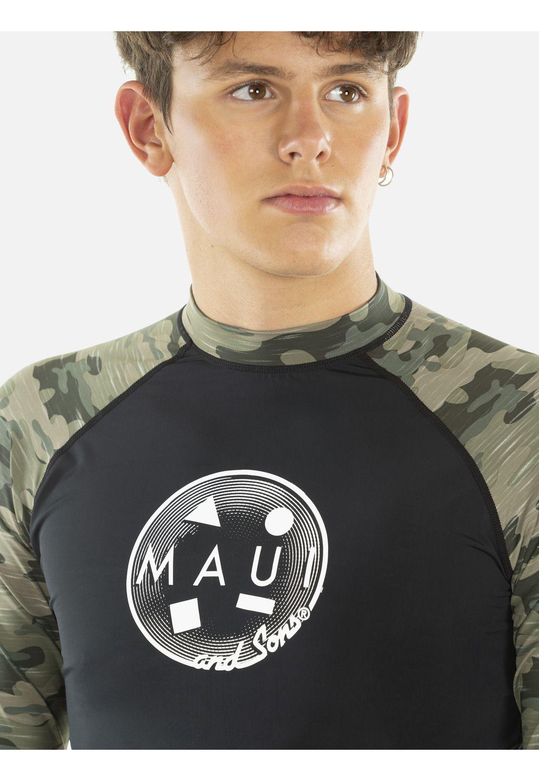 Polera Hombre 5P1330-MV21 Negro Maui and Sons-2