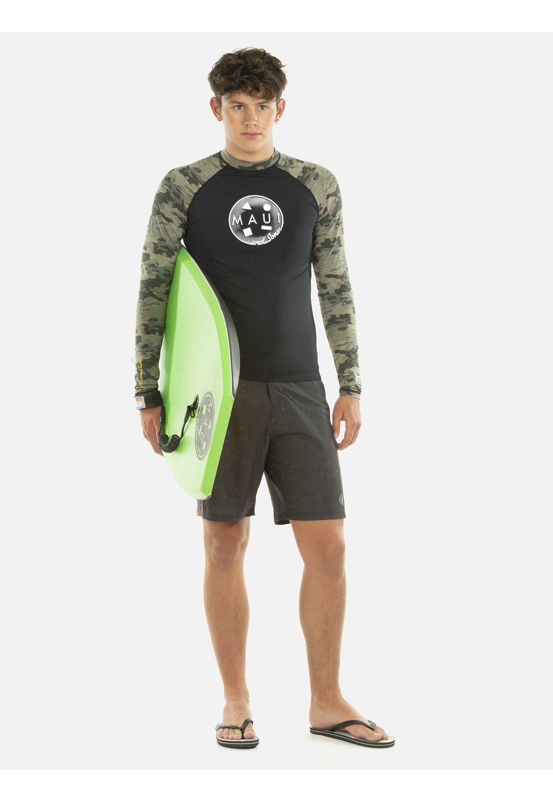 Polera Hombre 5P1330-MV21 Negro Maui and Sons-3