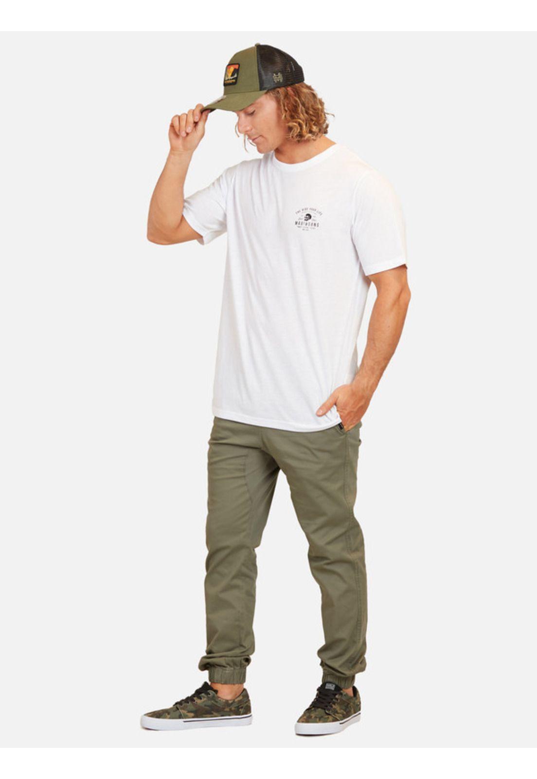 Polera Good Times Ss Tee Hombre Blanco Maui And Sons-3