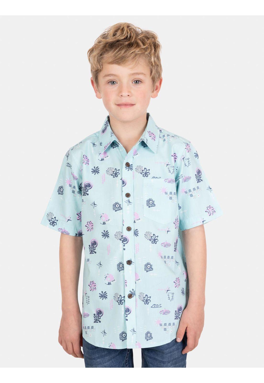Camisa MC Survale Multicolor Infantil Maui And Sons-0