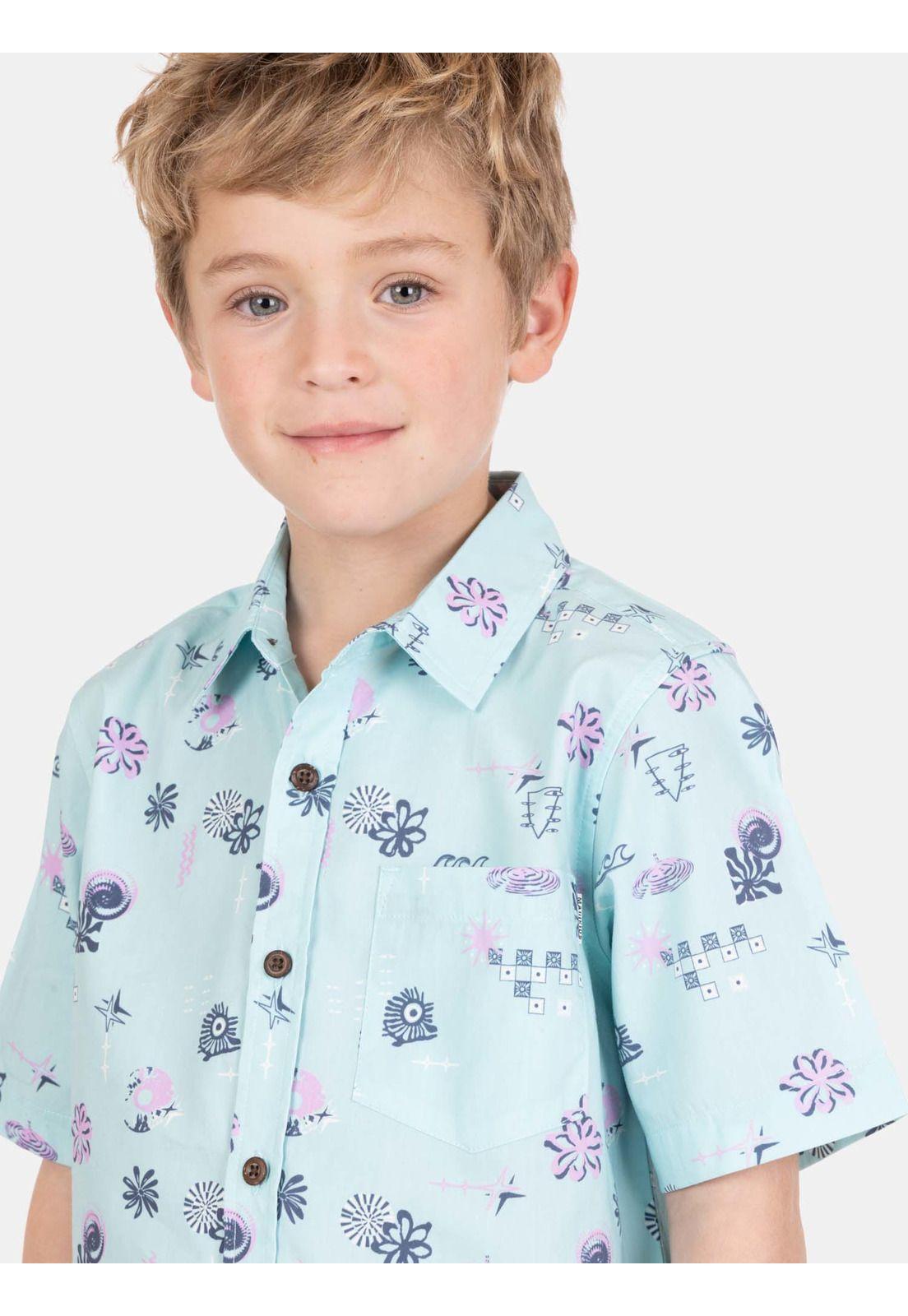 Camisa MC Survale Multicolor Infantil Maui And Sons-2