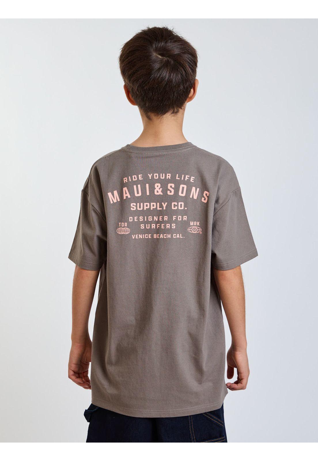 Polera MC Blue Café Infantil Maui and Sons-1