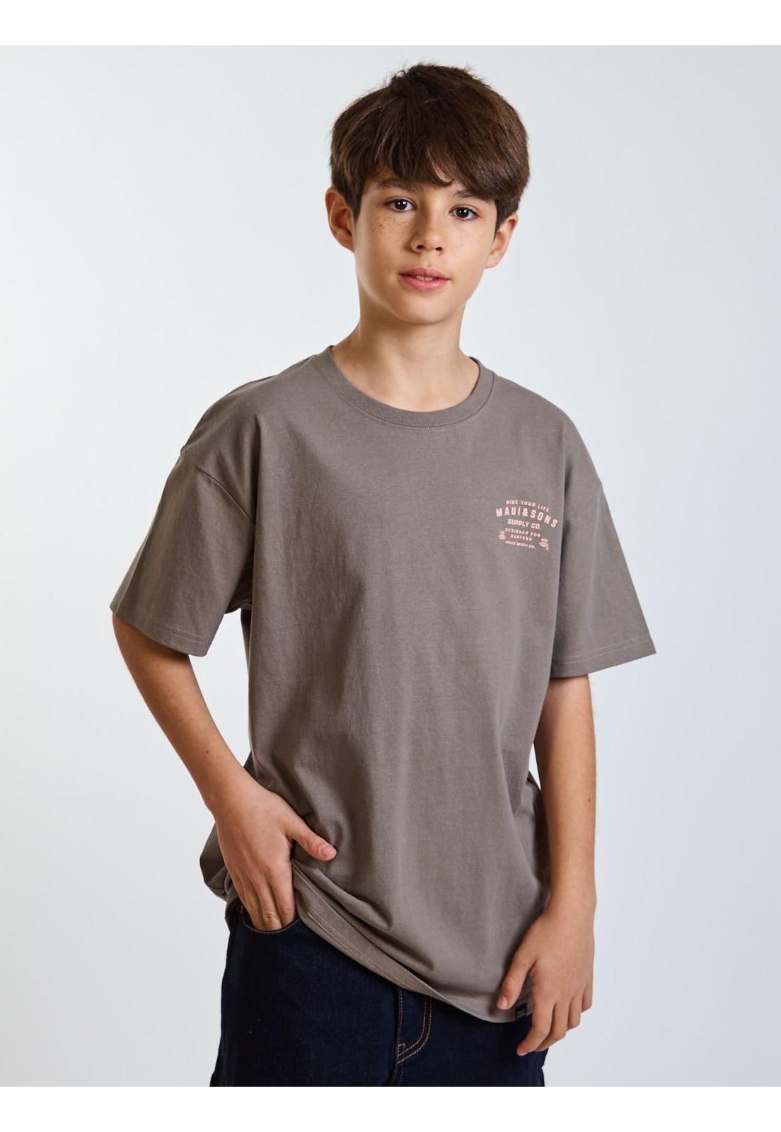 Polera MC Blue Café Infantil Maui and Sons-5