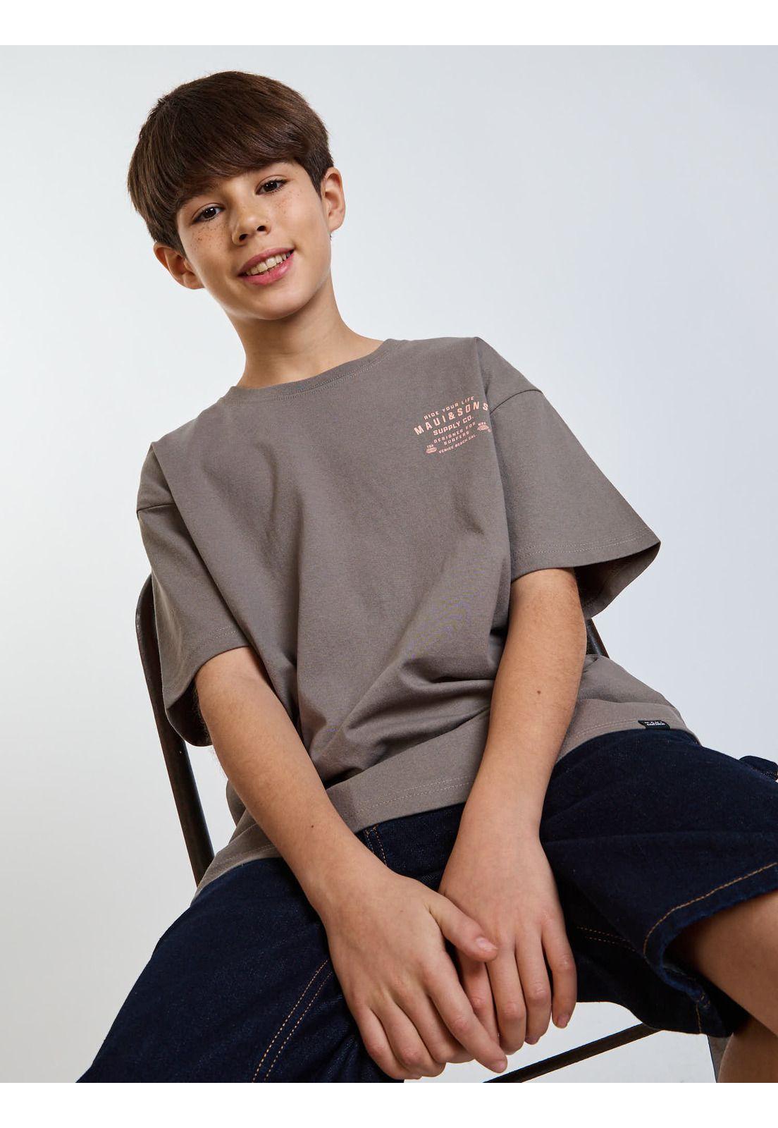 Polera MC Blue Café Infantil Maui and Sons-6