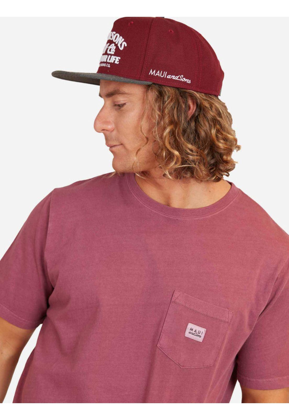 Polera Sin Nombre De Fantasia Hombre Rojo Maui And Sons-2