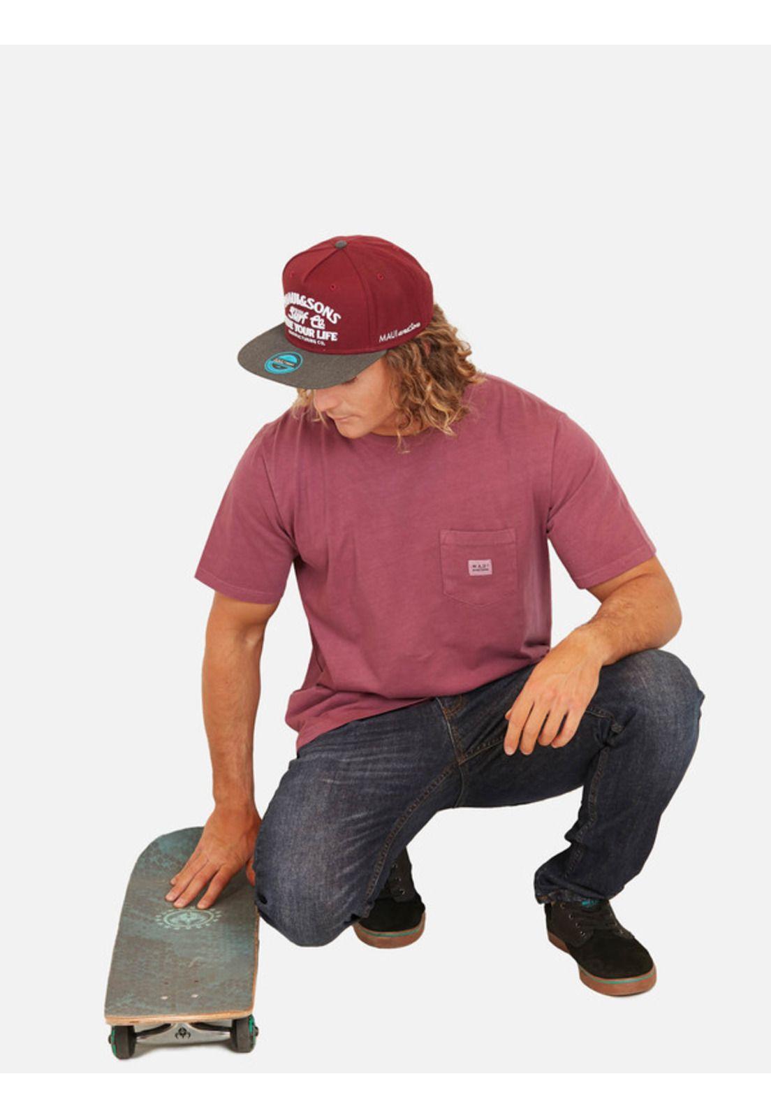 Polera Sin Nombre De Fantasia Hombre Rojo Maui And Sons-3