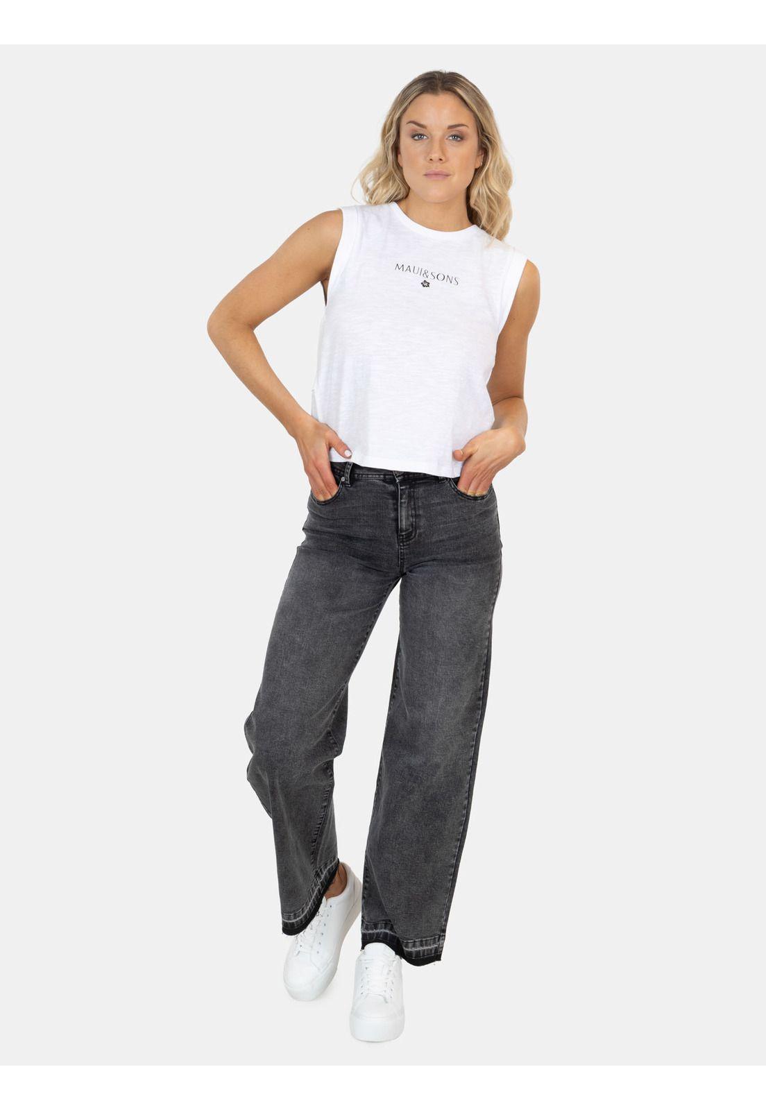 Polera SM Kuni Blanco Mujer Maui And Sons-3