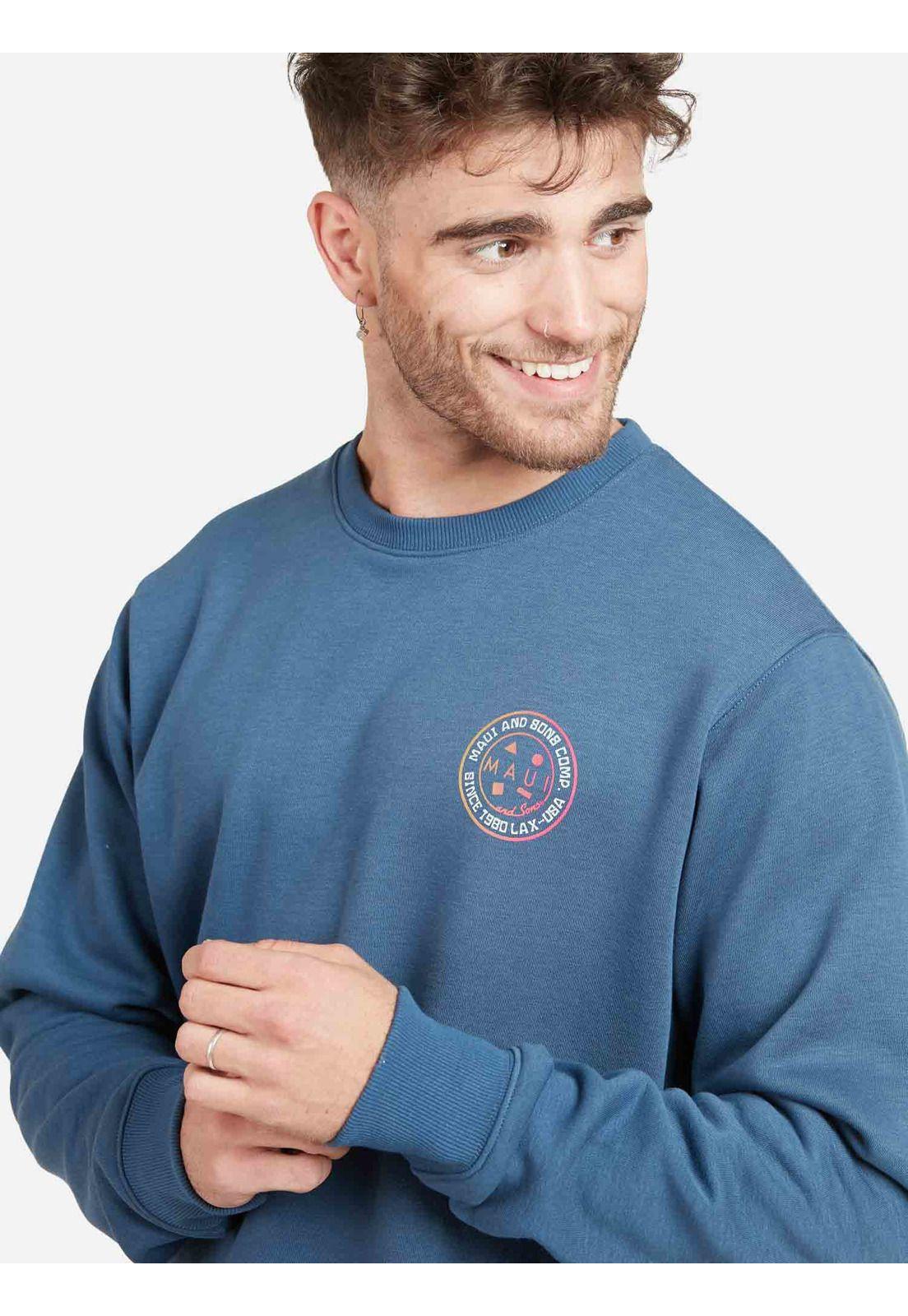 Poleron SINCE 198 LAX Hombre Denim Maui and Sons-2