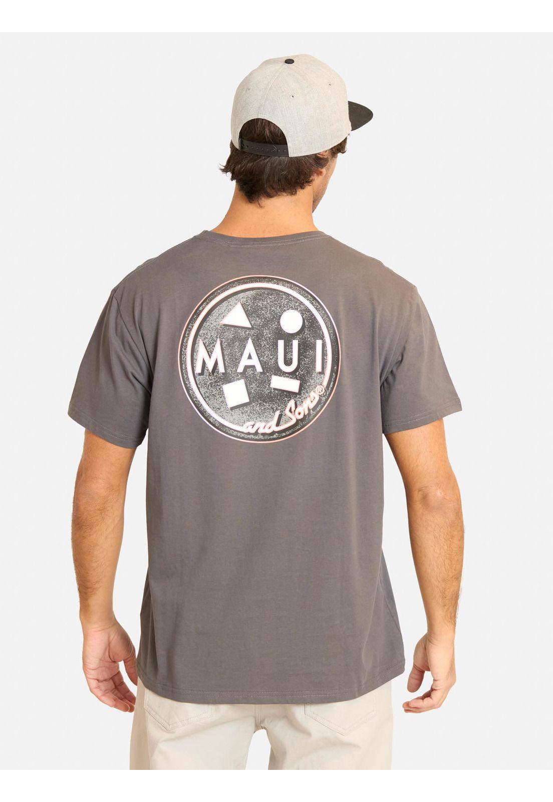 Polera MC Rexoloft Gris Hombre Maui And Sons-1