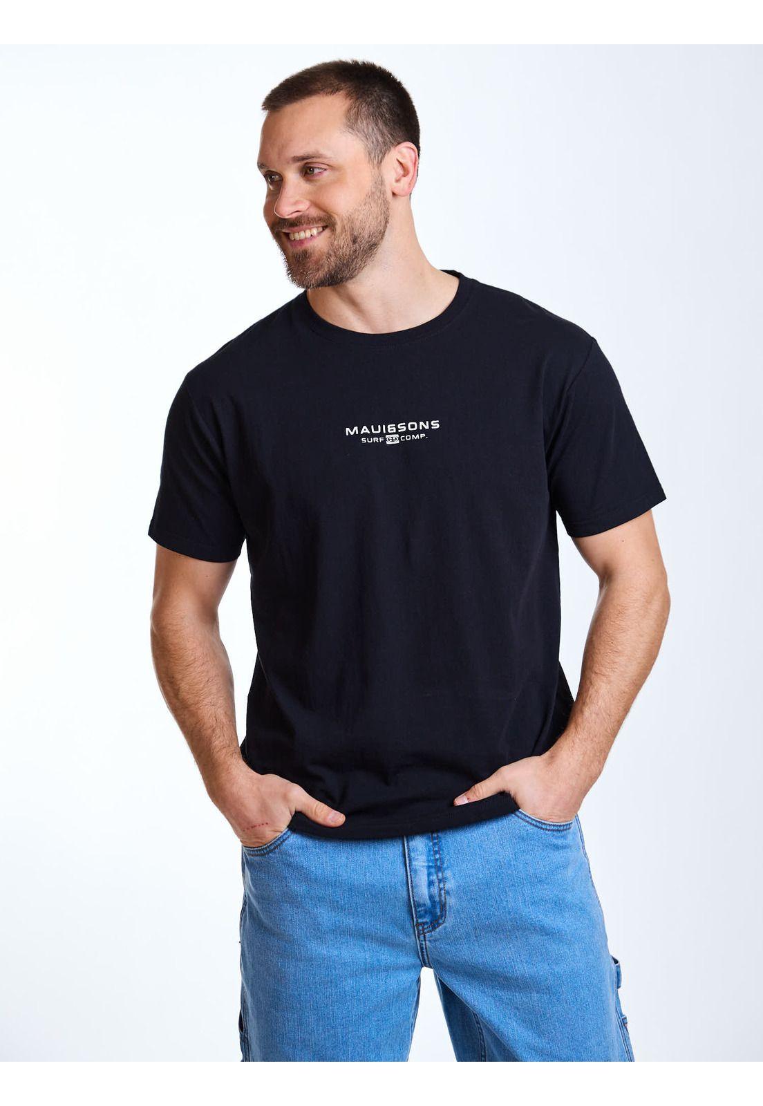 Polera MC Nomand Negro Hombre Maui and Sons-5