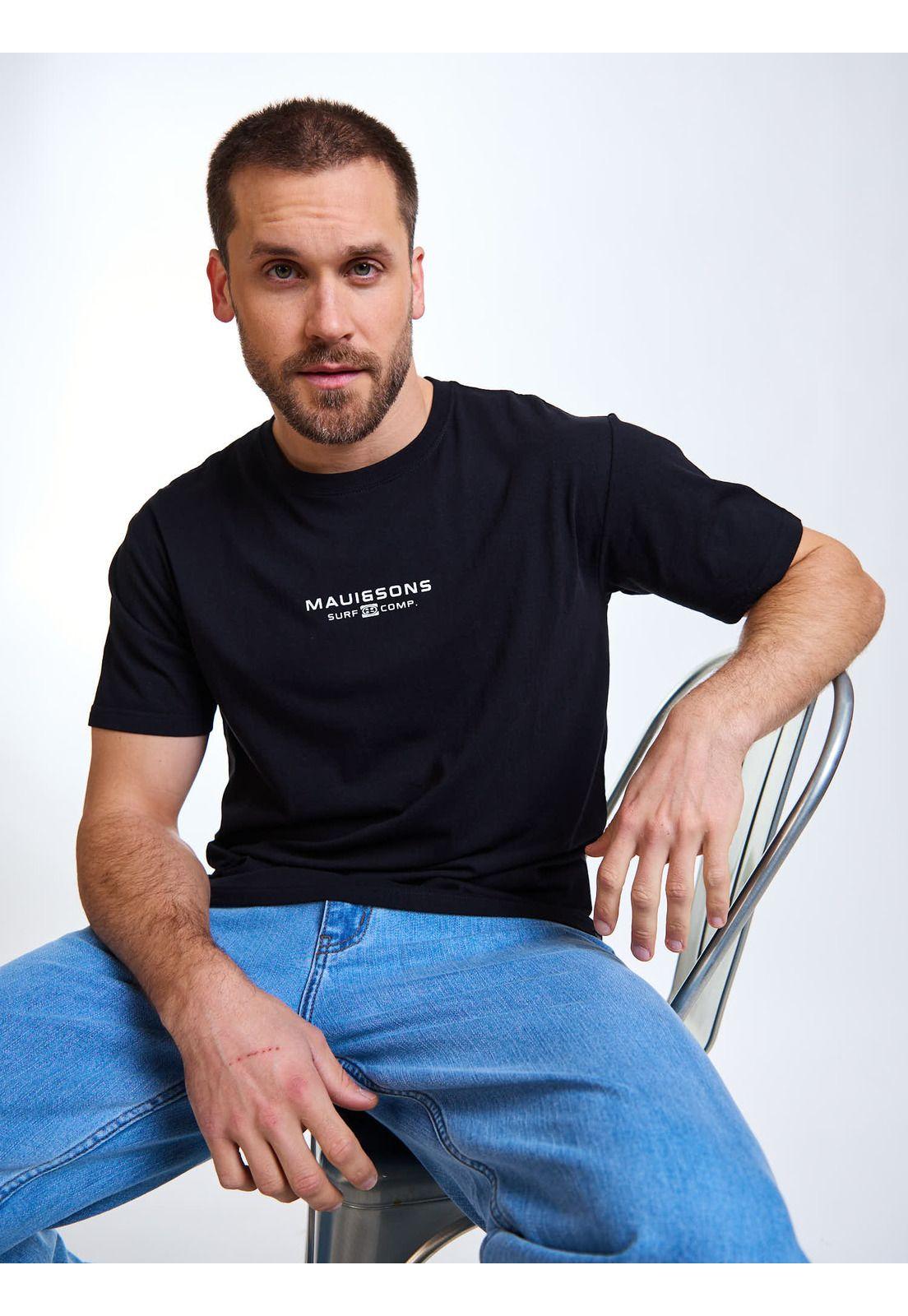 Polera MC Nomand Negro Hombre Maui and Sons-6