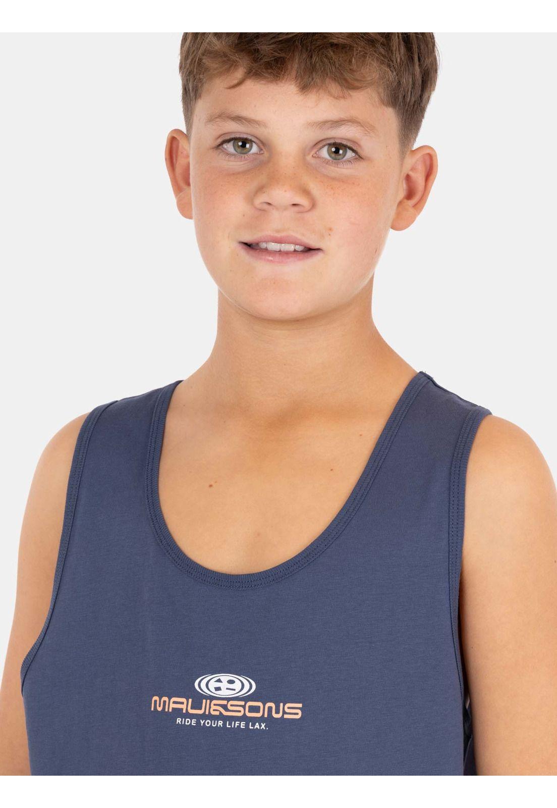 Polera SM Neonix Azul Infantil Maui And Sons-2