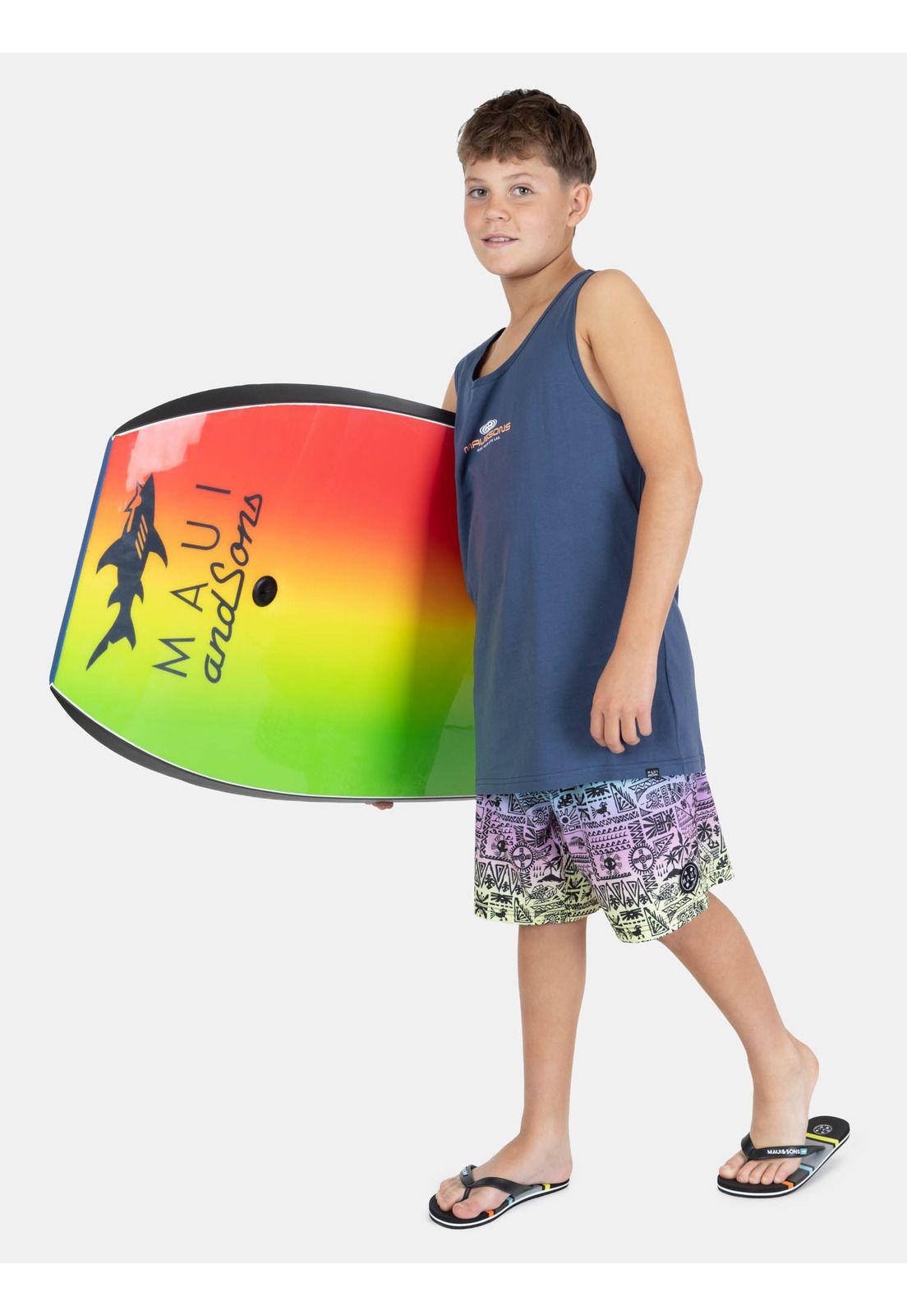Polera SM Neonix Azul Infantil Maui And Sons-3
