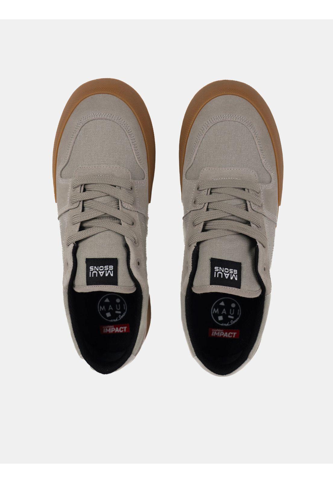 Zapatilla Fakie Beige Hombre Maui And Sons-3