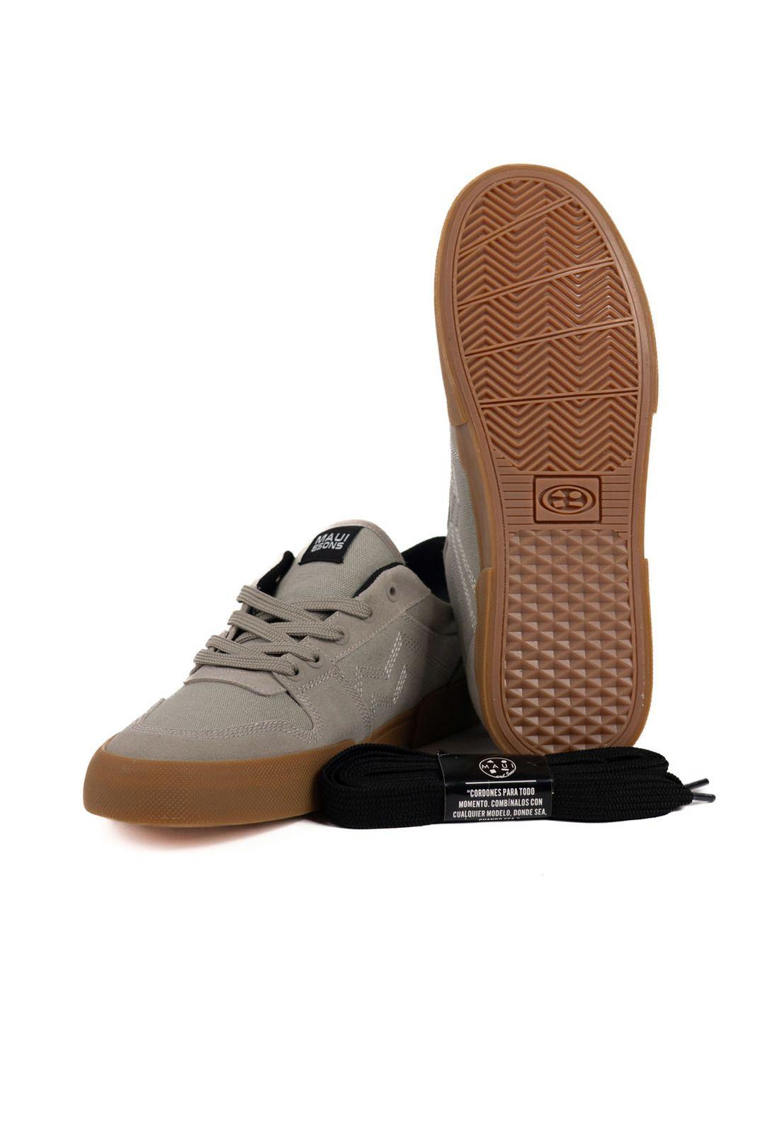 Zapatilla Fakie Beige Hombre Maui And Sons-4