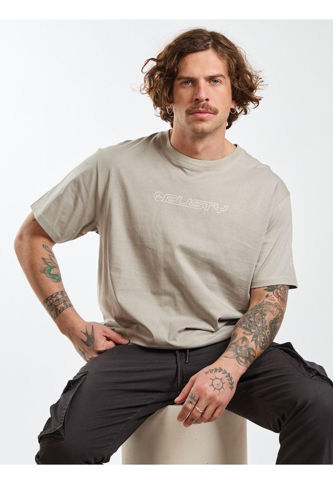 Polera MC Rusty 90S Beige Hombre Rusty-6