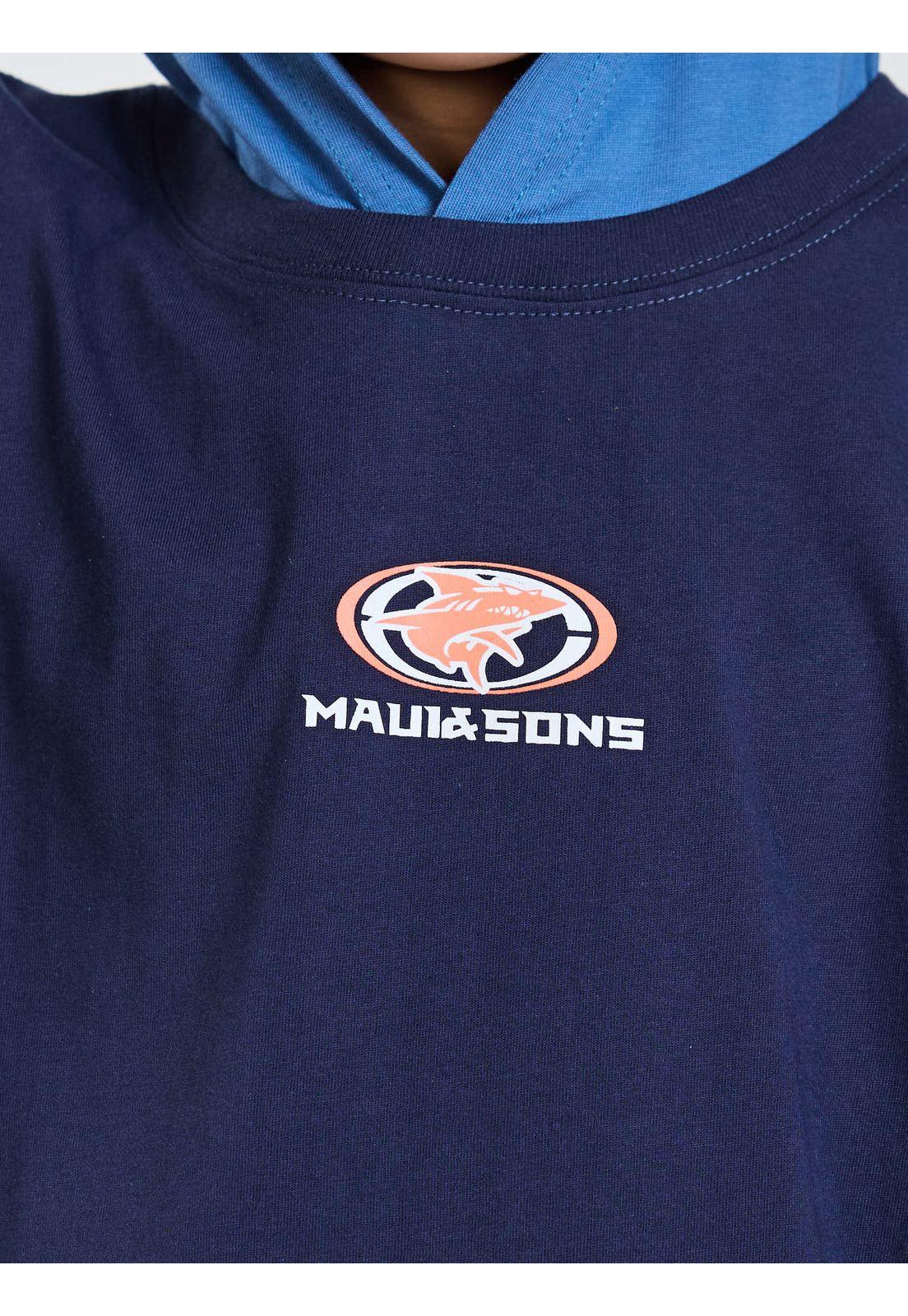 Polera ML Surf Legacy Azul Infantil Maui and Sons-5