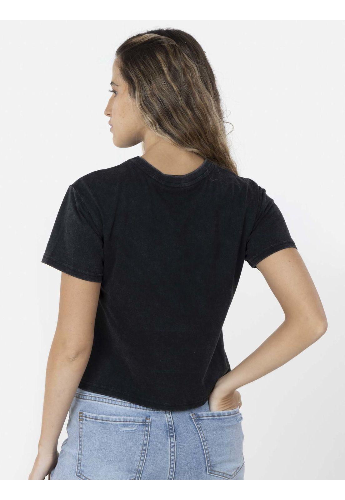 Polera 80`S ROLLING ON Mujer Negro Maui and Sons-1