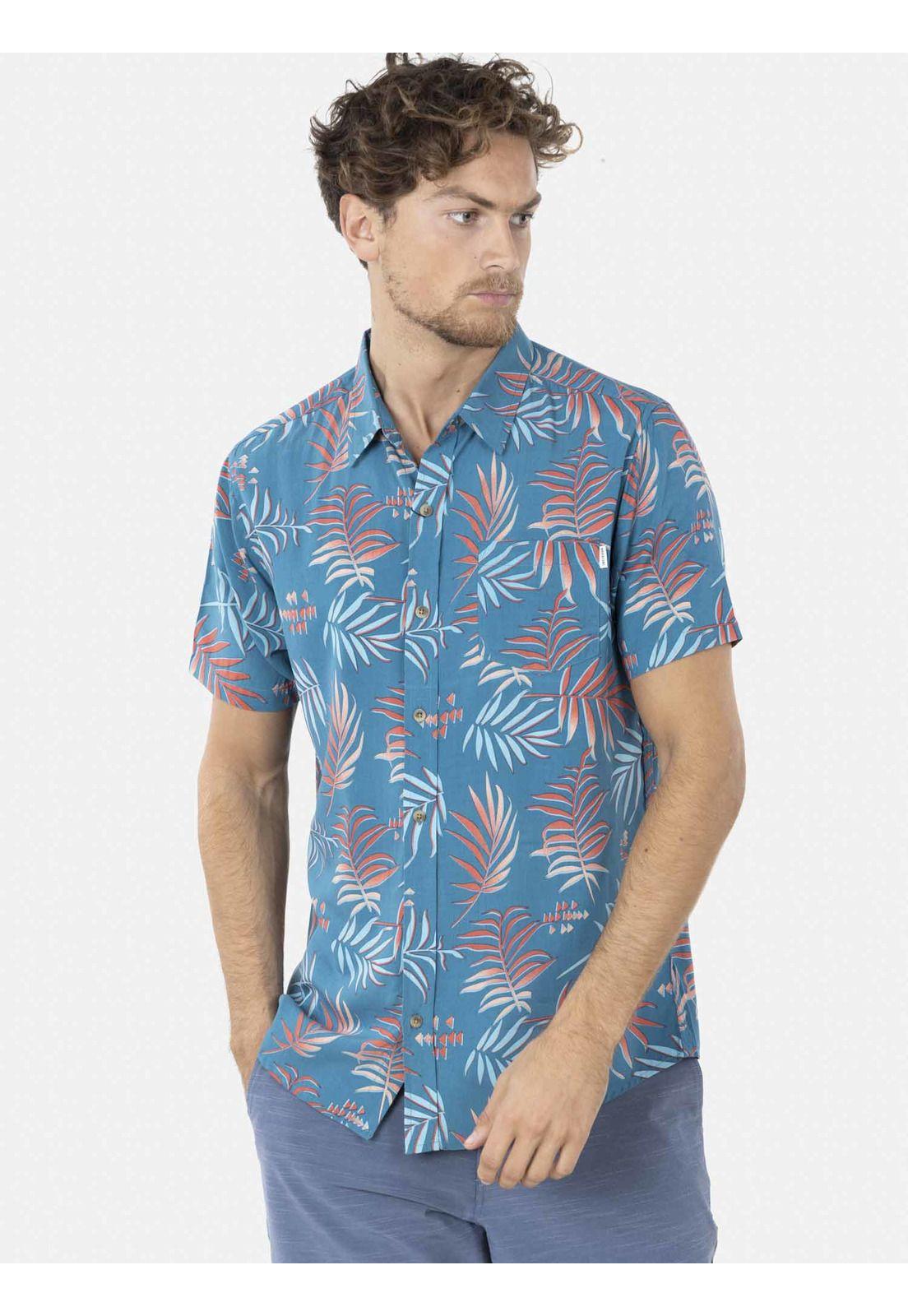 Camisa WALL ART Hombre Multicolor Maui and Sons-0