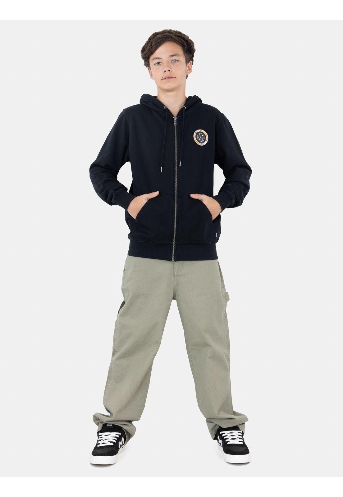 Poleron FZ  Oralia Negro Infantil Maui And Sons-3