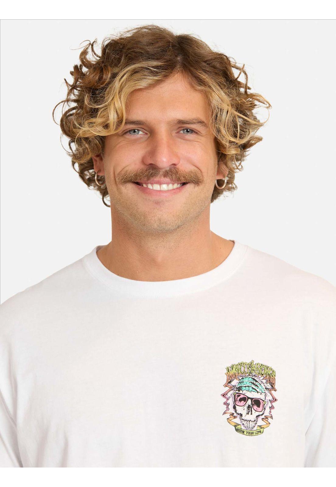 Polera MC Letulia Blanco Hombre Maui And Sons-2