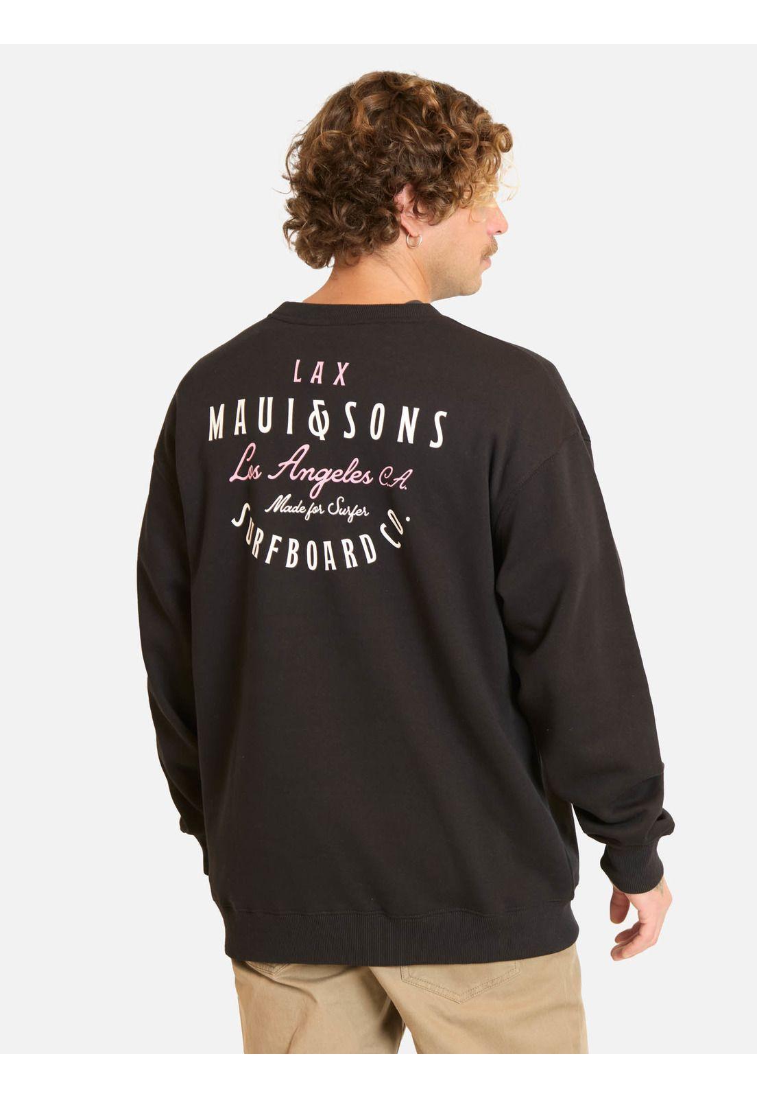 Poleron CR Sunvara Negro Hombre Maui And Sons-1